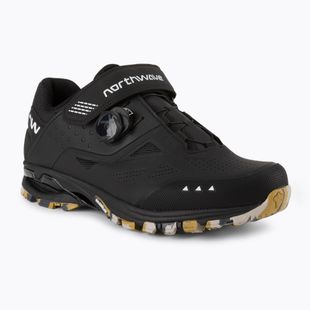 Scarpe da ciclismo MTB da uomo Northwave Spider Plus 3 suola nera/camoscio