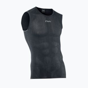Maglia da ciclismo Northwave Light senza maniche da uomo, nero