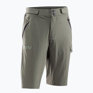 Pantaloncini da bici Northwave Edge Baggy verde bosco da uomo