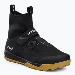 Scarpe da ciclismo MTB da uomo Northwave Kingrock Plus GTX nero/miele