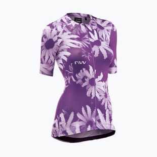 Maglia ciclismo Northwave Blade donna viola scuro