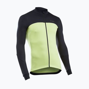 Felpa da ciclismo Northwave Force 2 Jersey FZ cool matcha/nero da uomo