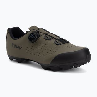 Scarpe da ciclismo MTB da uomo Northwave Scorpius Plus green forest/black
