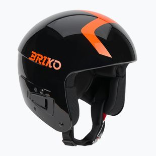 Casco da sci per bambini Briko Vulcano FIS 6.8 JR shiny black/orange