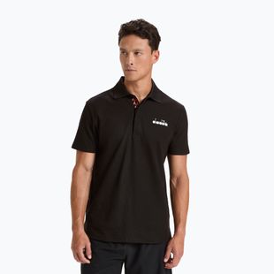 Polo Diadora Statement nero uomo