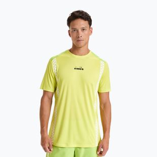 Maglietta Diadora Challenge verde sorgente uomo