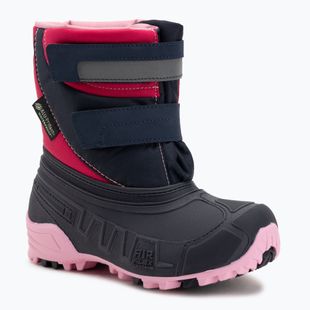 Stivali da neve per bambini Boatilus Hybrid Sport 2 Velcro fuchsia