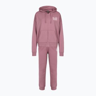 Tuta da ginnastica donna EA7 Emporio Armani Train Visibility Zip orchidea crepuscolare