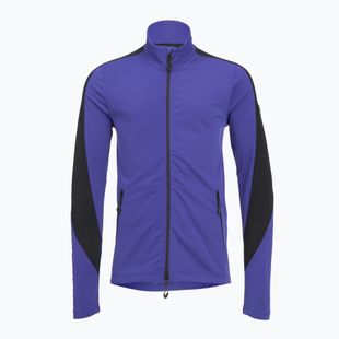 Uomo EA7 Emporio Armani Ski Kitzbuhel Power Stretch Colorblock T-Top Fz felpa blu clematis