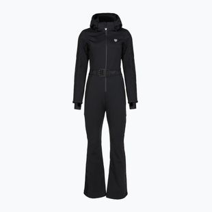 Tuta da sci donna EA7 Emporio Armani Ski Kitzbuhel Softshell nero