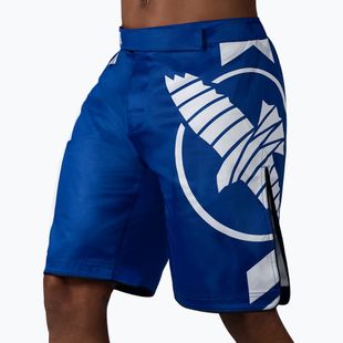 Pantaloncini da allenamento Hayabusa Icon Fight blu/bianco