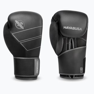 Guanti da boxe in pelle Hayabusa S4 nero