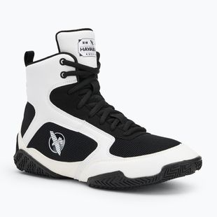 Hayabusa Pro Boxing scarpe da boxe uomo bianco nero