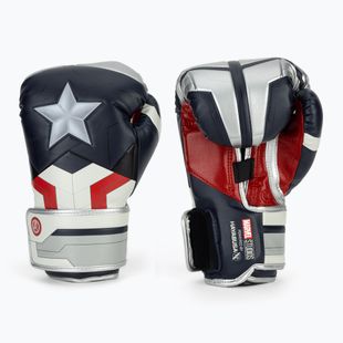 Guanti da boxe Hayabusa Marvel Captain America argento/blu