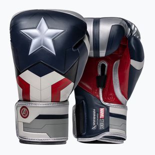 Guanti da boxe Hayabusa Marvel Captain America argento/blu