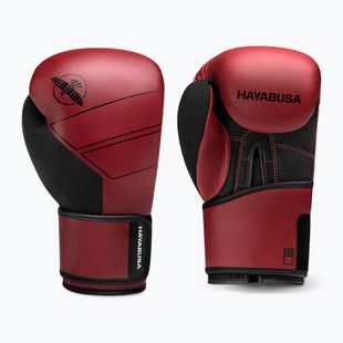 Guanti da boxe Hayabusa S4 in pelle rossa
