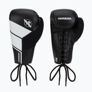 Guanti da boxe Hayabusa S4 Lace Up bianco/nero