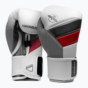 Guanti da boxe Hayabusa T3 bianco/rosso