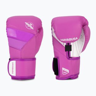 Hayabusa T3 Neon guantoni da boxe viola neon