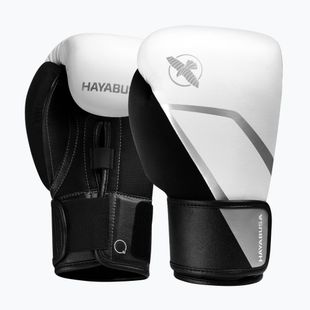 Guantoni da boxe Hayabusa E1 Boxing white/silver