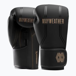Guanti da boxe Hayabusa Mayweather Contender nero/oro