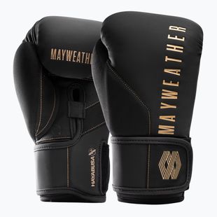 Guantoni da boxe Hayabusa Mayweather Champ nero/oro