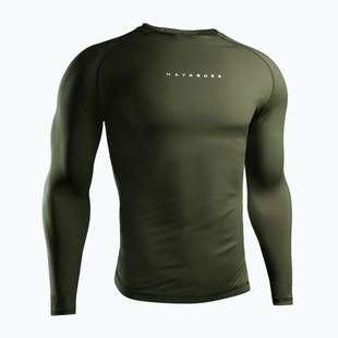 Rashguard a maniche lunghe da uomo Hayabusa Core Rash Guard green