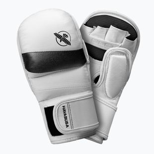 Guanti da grappling Hayabusa T3 Hybrid bianco/nero