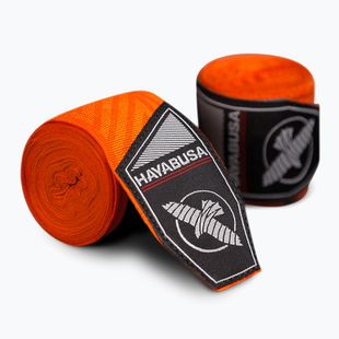 Hayabusa Perfect Stretch stampato 450 cm labirinto arancione bende da boxe