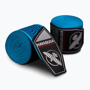 Hayabusa Perfect Stretch Bende da boxe stampate 450 cm blu geo