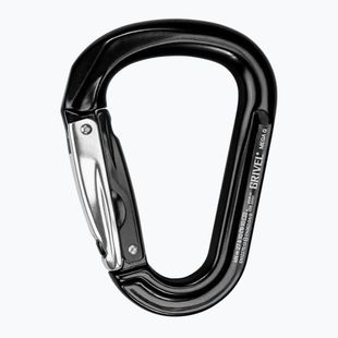 Moschettone Grivel Mega K6G Twin Gate black/black