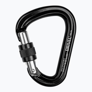 Moschettone Grivel Delta K5N Screw Lock black/black