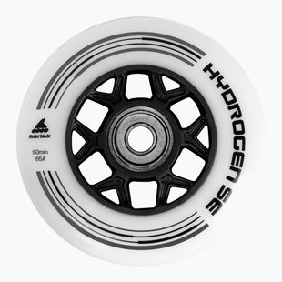 Rollerblade Hydrogen SE 90 mm/85A + ruote rollerblade ILQ9 8 pezzi bianco/nero