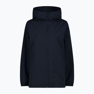 CMP giacca da pioggia donna 35Z5286 Fix Hood nero/blu