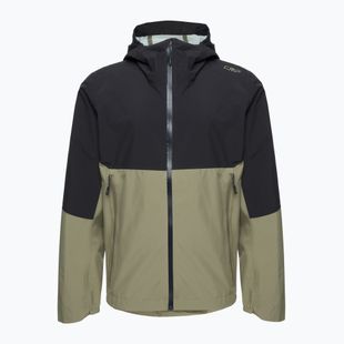 CMP giacca da pioggia da uomo 35Z6187 Fix Hood sage