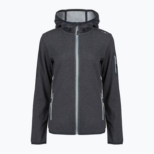 Felpa da trekking da donna CMP 34H6376 Fix Hood black/cement