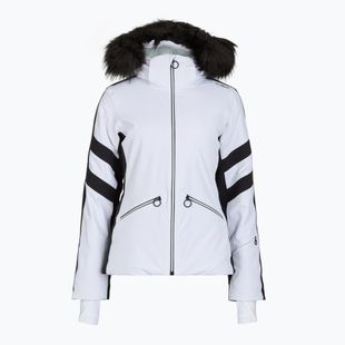 Giacca da sci donna CMP 35W0246 Zip Hood Synthetic Fur white