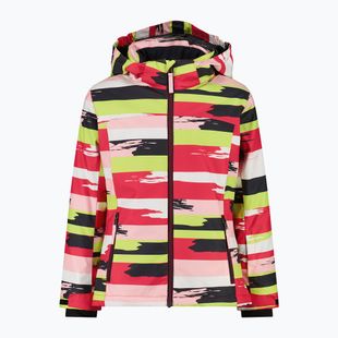 Giacca da sci per bambini CMP 39W2085 white/carmine/apple