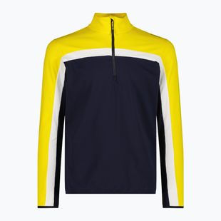 Felpa uomo CMP 35L0507 Sweat nero/blu/sole invernale