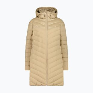 Giacca imbottita da donna CMP 35K3566 Snaps Hood Parka cookie
