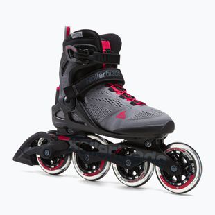 Pattini a rotelle Rollerblade Macroblade 90 W da donna, grigio neutro/rosa paradiso