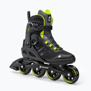 Pattini a rotelle da uomo Rollerblade Macroblade 84 BOA nero/lime