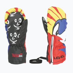 Guanti da sci per bambini Level Lucky Mitt yellow/blue