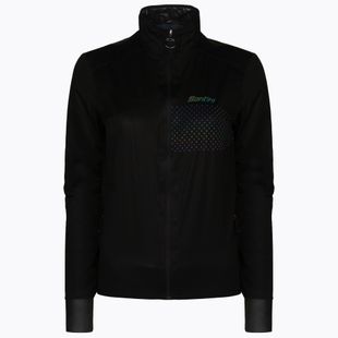 Giacca da ciclismo donna Santini Guard Nimbus nero