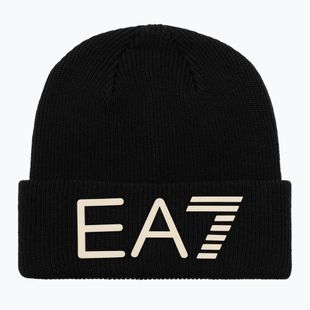 Cappello invernale EA7 Emporio Armani Mountain Logo Series Big Beanie black