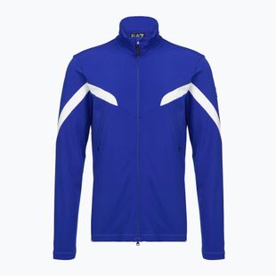 Felpa da sci uomo EA7 Emporio Armani Pure Powerstretch T-Top Full Zip new royal