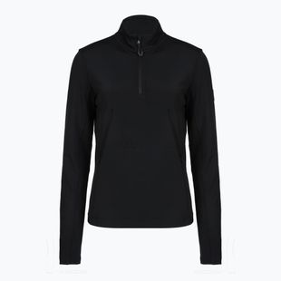 Felpa da sci donna EA7 Emporio Armani Pure Powerstretch T-Top Half Zip black