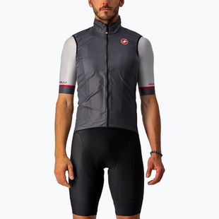 Gilet da ciclismo Castelli Aria grigio scuro da uomo