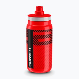 Bottiglia da bicicletta Castelli Fly Team 550 ml rosso