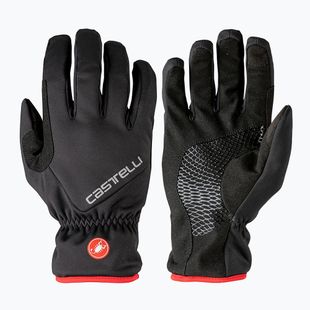 Guanti da ciclismo Castelli Entrata Thermal da uomo, nero